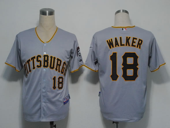 Pittsburgh Pirates #18 Walker Grey Cool Base Jerseys,We sell and wholesale Pittsburgh Pirates #18 Walker Grey Cool Base Jerseys on line form chian!