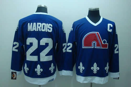 Quebec Nordiques #22 Marois ccm blue Jerseys,We sell and wholesale Quebec Nordiques #22 Marois ccm blue Jerseys on line form chian!