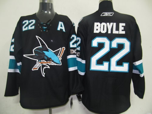 San Jose Sharks #22 Boyle Black Jerseys,We sell and wholesale San Jose Sharks #22 Boyle Black Jerseys on line form chian!