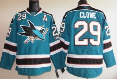 San Jose Sharks #29 Ryane Clowe Blue Jerseys,We sell and wholesale San Jose Sharks #29 Ryane Clowe Blue Jerseys on line form chian!