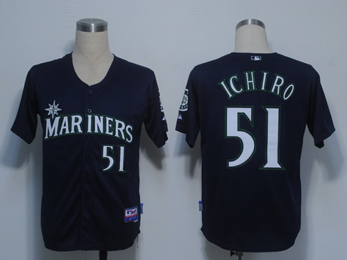 Seattle Mariners #51 Ichiro Blue Cool Base Jerseys,We sell and wholesale Seattle Mariners #51 Ichiro Blue Cool Base Jerseys on line form chian!