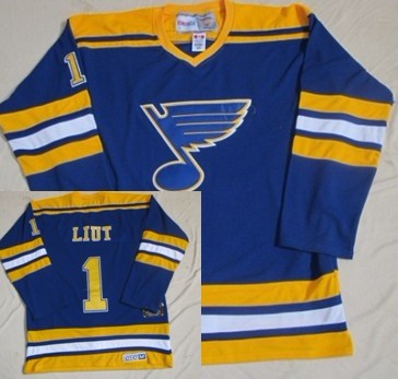 St.Louis Blues #1 Mike Liut Blue Throwback CCM Jerseys,We sell and wholesale St.Louis Blues #1 Mike Liut Blue Throwback CCM Jerseys on line form chian!