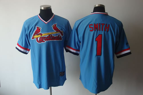 St.Louis Cardinals #1 Smith Blue Jerseys,We sell and wholesale St.Louis Cardinals #1 Smith Blue Jerseys on line form chian!