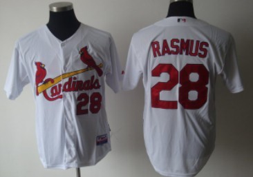 St.Louis Cardinals #28 Rasmus White Jerseys,We sell and wholesale St.Louis Cardinals #28 Rasmus White Jerseys on line form chian!