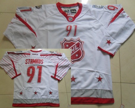 Tampa Bay Lightning #91 Steven Stamkos 2012 All Star White Jerseys,We sell and wholesale Tampa Bay Lightning #91 Steven Stamkos 2012 All Star White Jerseys on line form chian!