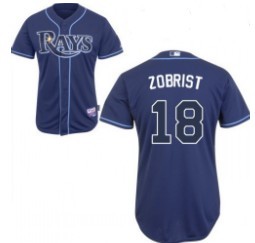 Tampa Bay Rays #18 Zobrist Navy Blue Jerseys,We sell and wholesale Tampa Bay Rays #18 Zobrist Navy Blue Jerseys on line form chian!