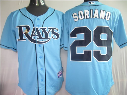 Tampa Bay Rays #29 SORIANO Light Blue Jerseys,We sell and wholesale Tampa Bay Rays #29 SORIANO Light Blue Jerseys on line form chian!