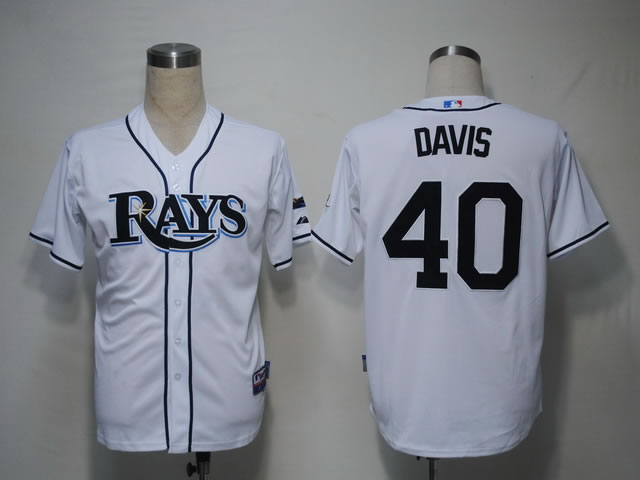 Tampa Bay Rays #40 Davis White Cool Base Jerseys,We sell and wholesale Tampa Bay Rays #40 Davis White Cool Base Jerseys on line form chian!
