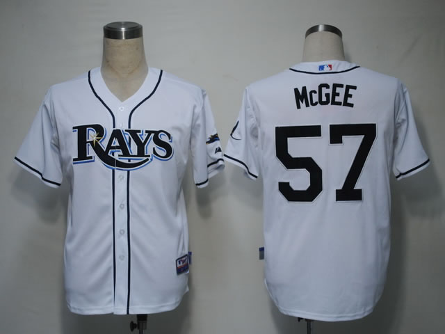 Tampa Bay Rays #57 Mcgee White Cool Base Jerseys,We sell and wholesale Tampa Bay Rays #57 Mcgee White Cool Base Jerseys on line form chian!