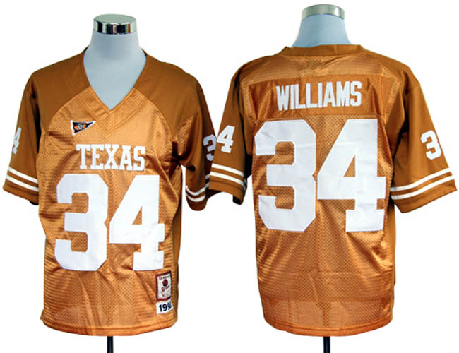Texas Longhorns #34 Williams Yellow NCAA Jerseys,We sell and wholesale Texas Longhorns #34 Williams Yellow NCAA Jerseys on line form chian!