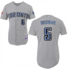 Toronto Blue Jays #5 Escobar Gray Jerseys,We sell and wholesale Toronto Blue Jays #5 Escobar Gray Jerseys on line form chian!