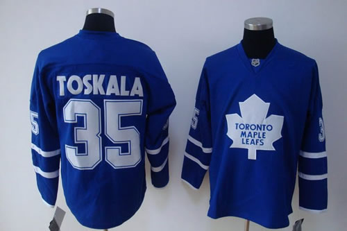 Toronto Maple Leafs #35 Toskala Blue Jerseys,We sell and wholesale Toronto Maple Leafs #35 Toskala Blue Jerseys on line form chian!