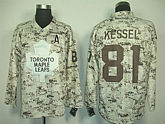 Toronto Maple Leafs #81 Phil Kessel White Camo Jerseys