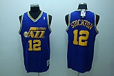 Utah Jazz #12 John Stockton blue Jerseys,baseball caps,new era cap wholesale,wholesale hats