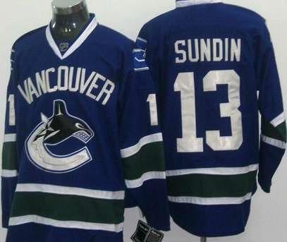 Vancouver Canucks #13 Sundin blue Jerseys,We sell and wholesale Vancouver Canucks #13 Sundin blue Jerseys on line form chian!