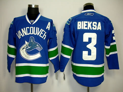 Vancouver Canucks #3 Bieksa with A Patch Blue Jerseys,We sell and wholesale Vancouver Canucks #3 Bieksa with A Patch Blue Jerseys on line form chian!