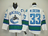 Vancouver Canucks #33 H.sedin white Jerseys,baseball caps,new era cap wholesale,wholesale hats