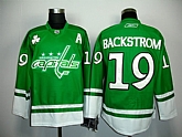 Washington Capitals #19 Backstrom Green Jerseys,baseball caps,new era cap wholesale,wholesale hats
