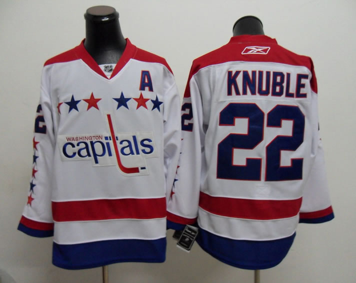Washington Capitals #22 knuble Classic white with A patch Jerseys,We sell and wholesale Washington Capitals #22 knuble Classic white with A patch Jerseys on line form chian!