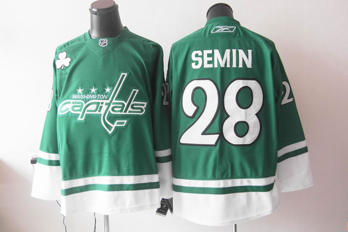 Washington Capitals #28 SEMIN green Jerseys,We sell and wholesale Washington Capitals #28 SEMIN green Jerseys on line form chian!