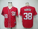 Washington Nationals #38 Morse red cool base Jerseys