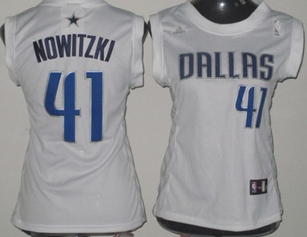 Women's Dallas Mavericks #41 Dirk Nowitzki Revolution 30 Swingman White Jerseys,We sell and wholesale Women's Dallas Mavericks #41 Dirk Nowitzki Revolution 30 Swingman White Jerseys on line form chian!