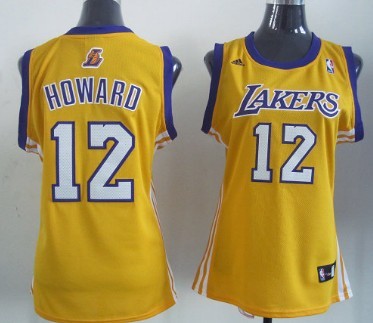 Women's Los Angeles Lakers #12 Dwight Howard Revolution 30 Swingman Yellow Jerseys,We sell and wholesale Women's Los Angeles Lakers #12 Dwight Howard Revolution 30 Swingman Yellow Jerseys on line form chian!