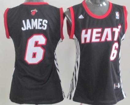 Women's Miami Heat #6 LeBron James Revolution 30 Swingman Black Jersey,We sell and wholesale Women's Miami Heat #6 LeBron James Revolution 30 Swingman Black Jersey on line form chian!