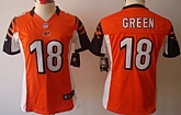 Women's Nike Limited Cincinnati Bengals #18 A.J. Green Orange Jerseys,baseball caps,new era cap wholesale,wholesale hats