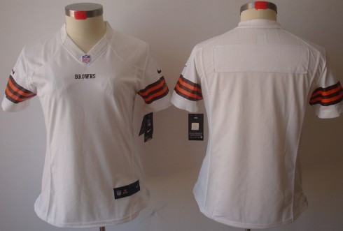 Women's Nike Limited Cleveland Browns Blank White Jerseys,We sell and wholesale Women's Nike Limited Cleveland Browns Blank White Jerseys on line form chian!