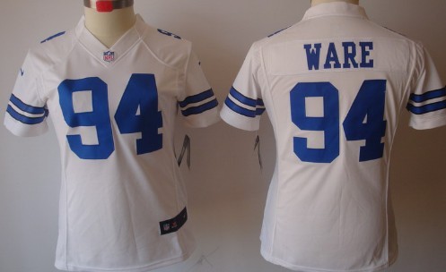 Women's Nike Limited Dallas Cowboys #94 DeMarcus Ware White Jerseys,We sell and wholesale Women's Nike Limited Dallas Cowboys #94 DeMarcus Ware White Jerseys on line form chian!