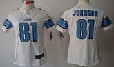 Women's Nike Limited Detroit Lions #81 Calvin Johnson White Jerseys,baseball caps,new era cap wholesale,wholesale hats
