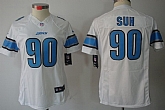 Women's Nike Limited Detroit Lions #90 Ndamukong Suh White Jerseys,baseball caps,new era cap wholesale,wholesale hats