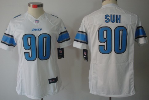 Women's Nike Limited Detroit Lions #90 Ndamukong Suh White Jerseys,We sell and wholesale Women's Nike Limited Detroit Lions #90 Ndamukong Suh White Jerseys on line form chian!
