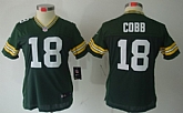 Women's Nike Limited Green Bay Packers #18 Randall Cobb Green Jerseys,baseball caps,new era cap wholesale,wholesale hats