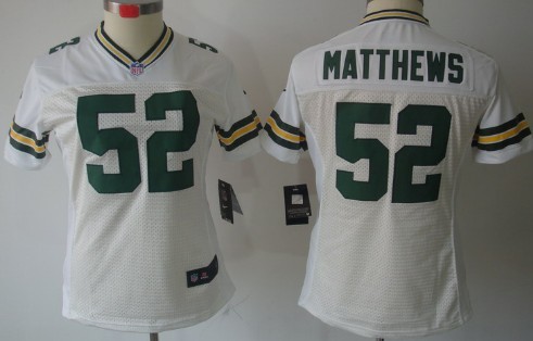 Women's Nike Limited Green Bay Packers #52 Clay Matthews White Jerseys,We sell and wholesale Women's Nike Limited Green Bay Packers #52 Clay Matthews White Jerseys on line form chian!