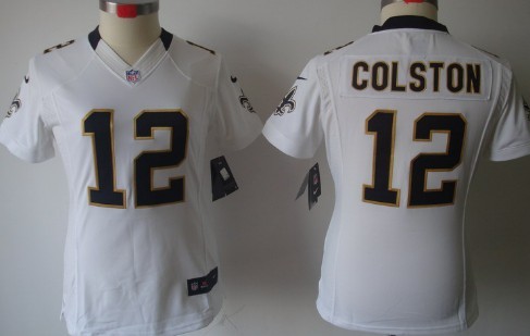 Women's Nike Limited New Orleans Saints #12 Marques Colston White Jerseys,We sell and wholesale Women's Nike Limited New Orleans Saints #12 Marques Colston White Jerseys on line form chian!