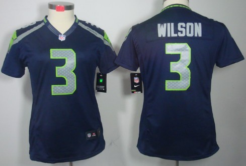 Women's Nike Limited Seattle Seahawks #3 Russell Wilson Blue Jerseys,We sell and wholesale Women's Nike Limited Seattle Seahawks #3 Russell Wilson Blue Jerseys on line form chian!
