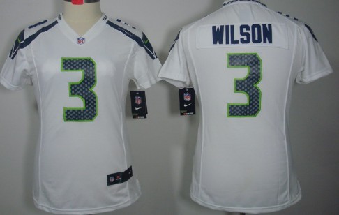 Women's Nike Limited Seattle Seahawks #3 Russell Wilson White Jerseys,We sell and wholesale Women's Nike Limited Seattle Seahawks #3 Russell Wilson White Jerseys on line form chian!