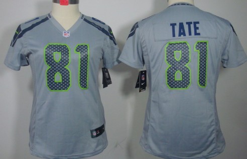 Women's Nike Limited Seattle Seahawks #81 Golden Tate Gray Jerseys,We sell and wholesale Women's Nike Limited Seattle Seahawks #81 Golden Tate Gray Jerseys on line form chian!