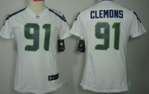 Women's Nike Limited Seattle Seahawks #91 Chris Clemons White Jerseys,We sell and wholesale Women's Nike Limited Seattle Seahawks #91 Chris Clemons White Jerseys on line form chian!