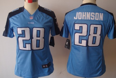 Women's Nike Limited Tennessee Titans #28 Chris Johnson Light Blue Jerseys,We sell and wholesale Women's Nike Limited Tennessee Titans #28 Chris Johnson Light Blue Jerseys on line form chian!