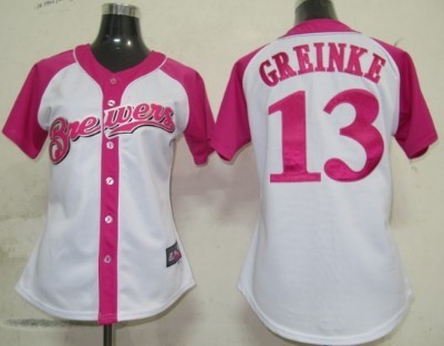 Womens Milwaukee Brewers #13 Zack Greinke 2012 Fashion Majestic Athletic Jerseys,We sell and wholesale Womens Milwaukee Brewers #13 Zack Greinke 2012 Fashion Majestic Athletic Jerseys on line form chian!