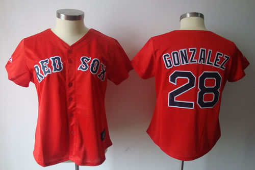 Womens Red Sox #28 Gonzalez Red Jerseys,We sell and wholesale Womens Red Sox #28 Gonzalez Red Jerseys on line form chian!