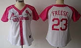 Womens St.Louis Cardinals #23 David Freese 2012 Fashion Majestic Athletic Jerseys,baseball caps,new era cap wholesale,wholesale hats