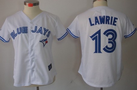 Womens Toronto Blue Jays #13 Brett Lawrie White Jerseys,We sell and wholesale Womens Toronto Blue Jays #13 Brett Lawrie White Jerseys on line form chian!