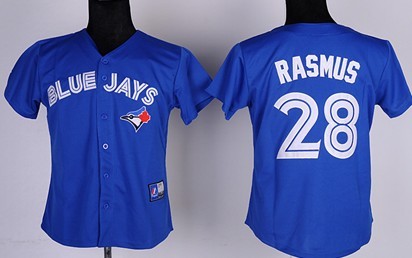 Womens Toronto Blue Jays #28 Colby Rasmus 2012 Blue Jerseys,We sell and wholesale Womens Toronto Blue Jays #28 Colby Rasmus 2012 Blue Jerseys on line form chian!