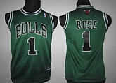 Youth Chicago Bulls #1 Derrick Rose Green Swingman Jerseys,baseball caps,new era cap wholesale,wholesale hats