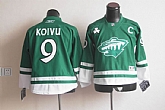 Youth Minnesota Wilds #9 koivu green  Jerseys,baseball caps,new era cap wholesale,wholesale hats