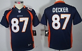 Youth Nike Limited Denver Broncos #87 Eric Decker Blue Jerseys,baseball caps,new era cap wholesale,wholesale hats